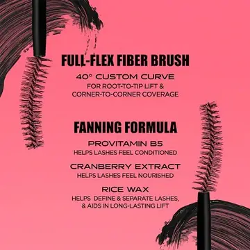 BENEFIT – Fan Fest Fanning & Volumizing Mascara – Hyper Black - Image 4